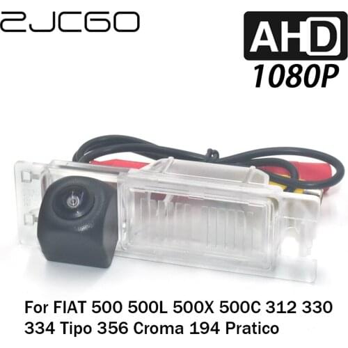 ZJCGO Car Rear View Reverse Backup Parking Reversing Camera for FIAT 500 500L 500X 500C 312 330 334 Tipo 356 Croma 194 Pratico