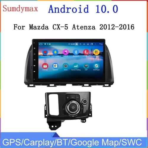 10.1" touch screen android 10 car multimedia player for mazda CX-5 ATENZA with gps navigation radio audio stereo wifi USB RDS