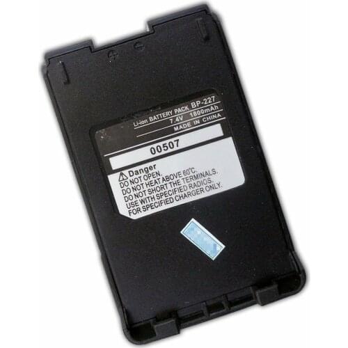 1800mAh 7.4V Battery BP-227Li for Icom IC-E85 IC-V85 IC-F50 IC-F51 IC-F60 IC-F61 IC-F51V repalcement battery power supply