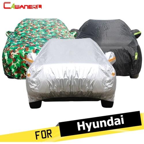 Cawanerl Auto Car Cover Anti UV Sun Rain Snow Dust Protection Cover For Hyundai Dynasty Veracruz Accent Azera Elantra Solaris