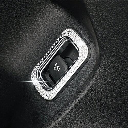 For Mercedes Benz CLA Class CLA180 CLA200 CLA220 2020 2021 Interior Part Refit Rear Trunk Adjust Switch Button Crystal Trim