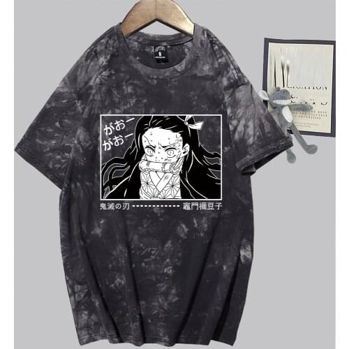 Demon Slayer T Shirt Men Kawaii Kimetsu No Yaiba Graphic Tees Nezuko Kamado Unisex Tops Funny Tshirt Male