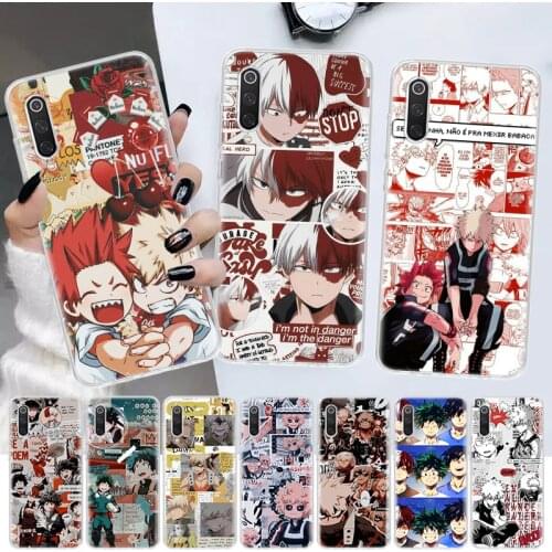 Shoto Todoroki boku no hero academia Soft Cover Phone Case For Xiaomi Redmi Note 10 9 9S 8 7 8T 9A 8A 7A 6A 5 4X S2 K20 Pro Cust