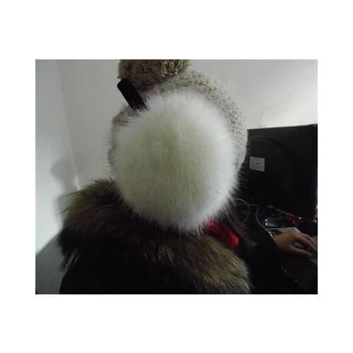 Free shipping Oversized earmuffs and winter earmuffs imitation raccoon cute fox fur ear package plush earmuffs warm fur Special