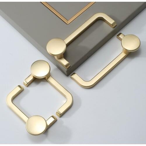 New Golden Wardrobe Door Handle Paired with Luxury Modern Simple Cabinet Bathroom Cabinet Door Handle Drawer drawer pulls