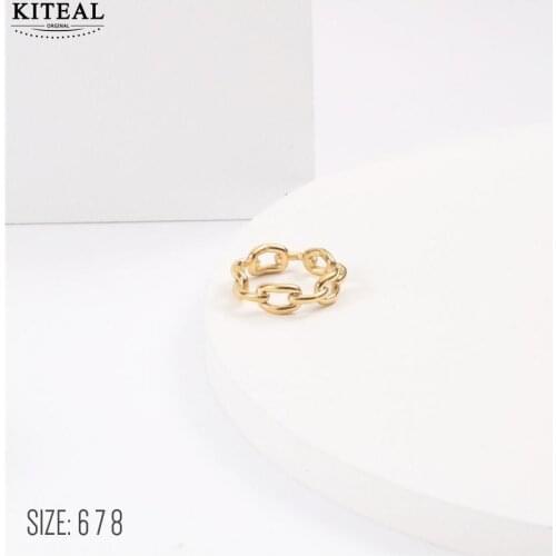KITEAL couple gift Gold Filled size 6 7 8 Gentlewoman Engagement rings Pig snout men ring Luxury Jewelry