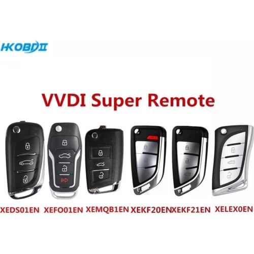 Xhorse Universal VVDI Super Remote with Electronic Super Chip Car Key for VVDI MINI Key Tool VVDI2 Programmer XEDS01/MQB1/FO01