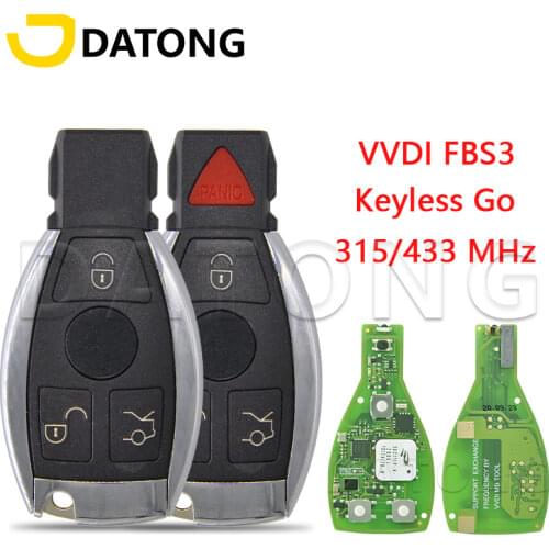 Datong Wolrd Remote Control Key For Mercedes Benz W204 W207 W212 W164 W166 W216 W221 W251 Keyless Go VVDI FBS3 Promixity Card