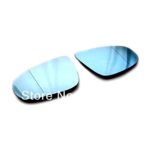 Blue Tinted Aspherical Side Mirror Glass For Volkswagen Golf MK6