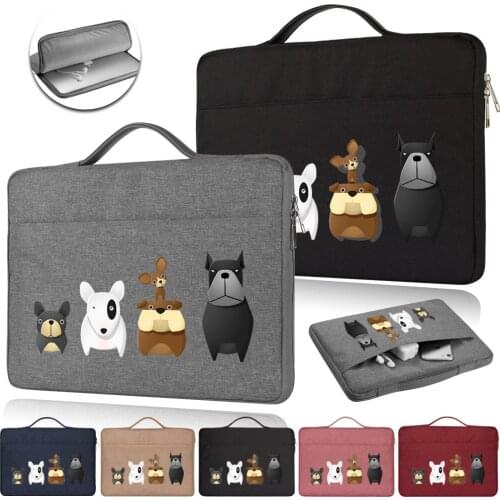 Laptop Bag 11 12 14 13 15 Inch Case for MacBook Air Pro HP Acer Xiami ASUS Lenovo Computer Handbag Briefcase Bag Accessories