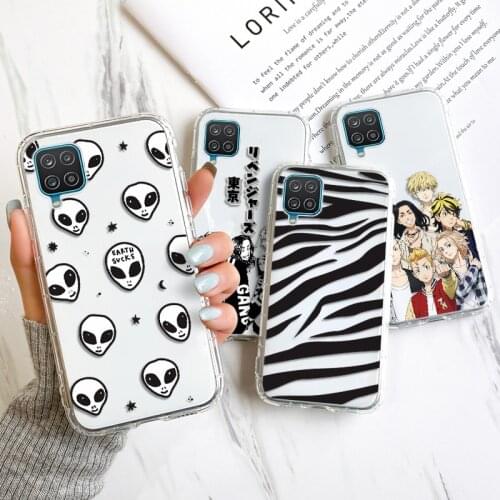 Funda For Samsung A51 Case Samsung A32 A52 A72 A71 A31 A41 A70 A40 A21S A12 A50 A30S A02 A 51 32 Cases Silicon Flora Phone Cover