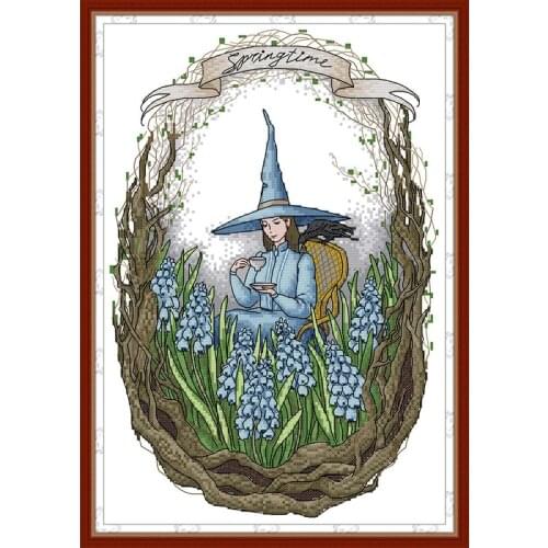 Everlasting Love Wizarding World Ecological Cotton Chinese Cross Stitch Kit Printed 11CT 14CT Stampted Wedding Home Decoration