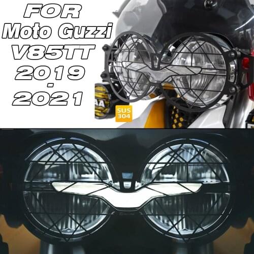 FOR MOTO GUZZI V85TT V85tt Motorcycle Headlight Protective Cover Metal Protective Plate 2019 2020 2021