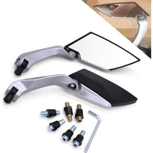 For Ducati 848 evo 1098 panigale 1199 multistrada 950 1260 Motorcycle Mirror Scooter E-Bike Back Side Rear View Mirrors Black