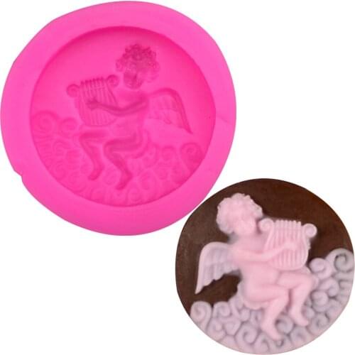 Angel Shaped DIY fondant cake silicone moulds chocolate jelly pastry candy cupcake decoration kitchen clay Baking tools FT-0204