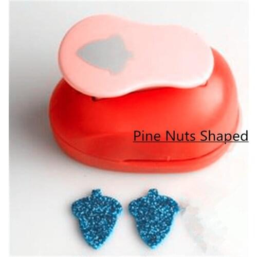 Free Ship 1" pine nuts shaped EVA foam hole punch paper cutter for card handmade scrapbook cedar nut design craft punch machine