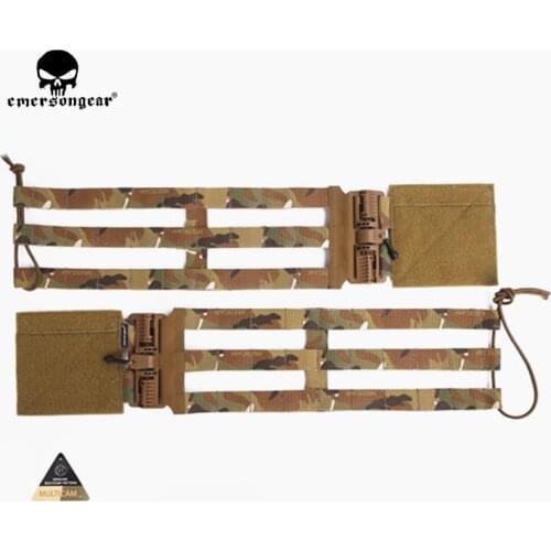 EMERSONGEAR Tactical Vest Universal MOLLE Quick Removal Buckle Set Quick Release System Set Mesh Cummerbund for JPC 419 420 Vest