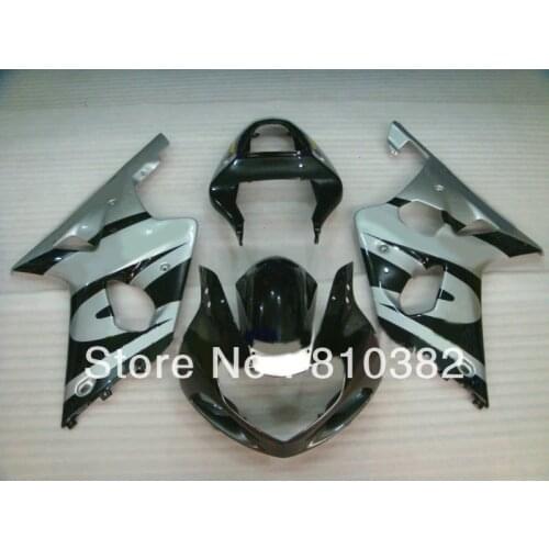Injection mold Fairing kit for GSXR1000 00 01 02 GSXR 1000 GSX-R1000 K2 2000 2001 2002 Fashion silver black Fairings YM58