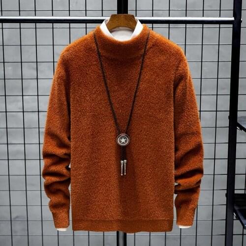 Cashmere Sweater 2020 autumn high quality O-neck mens Sweaters Winter Warm knitting Pullover men size M-3XL