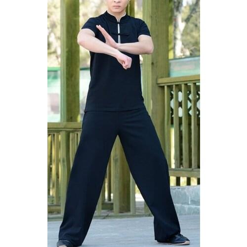 4color Summer UNISEX Kung fu tai chi suit short-sleeved uniforms wushu suits martial arts clothing blue/black/gray