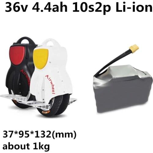 GTK Reachargeable high safety Power 36v 4.4ah 10s2p lithium battery pack for 360w scooter balance car +2A charger