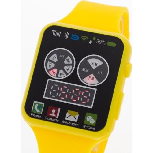 Relogios Femininos student multi-function electronic brand watch women fashion sports watches men casual silicone wristwatches