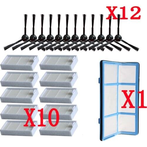 Primary side brush dust Filter Efficient Hepa Filter for ilife V55 pro V5S pro V55 robot vacuum cleaner Parts