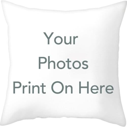 Custom Throw Pillow Cover Personalized Pillow case, Your Custom Design, Customized Quote Accent Cushion Case,Household Gifts