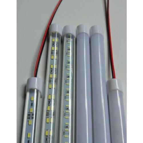 12V/24V 24/48LED Strip Light Tube Bar Hard Rigid Lamp White For Car Caravan Home