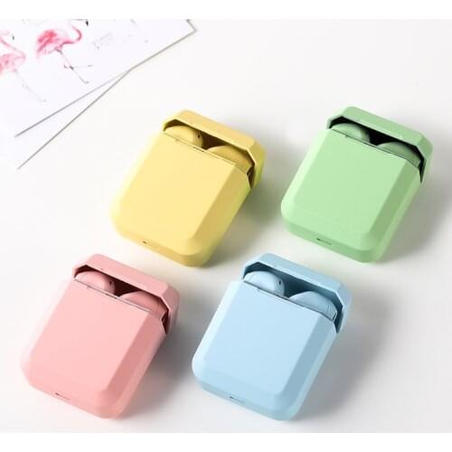 TWS Wireless Macarone colorTouch Control Bluetooth 5.0 Sport Earphone Stereo For iPhone Xiaomi Huawei Samsung