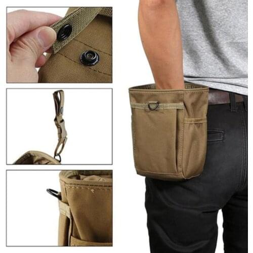 Outdoor Airsoft Hunting Rifle Pouch Ammo Gun Tactical Magazine Pouch Camo Dump Drop Mobile Phone Paintball Pouch Bag Equipment