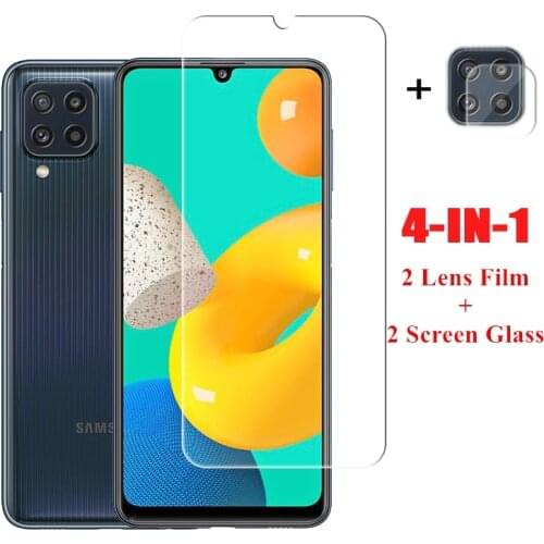Full Glue Tempered Glass For Samsung Galaxy M32 Glass For Samsung Galaxy A72 A32 A52 A12 Screen Protector Protective Phone Film