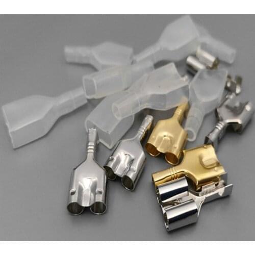 10sets 3.5mm/4.0mm bullet terminal car electrical wire connector diameter 4mm Male + Female 1 : 2