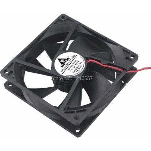 100 Pieces LOT Gdstime 9225 92mm 92x92x25mm 9.2cm DC 12V 2Pin Brushless Motor Fan