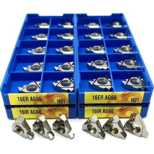 16ER AG60 H01 16IR AG60 H01 Threaded Turning tool Aluminum insert High quality lathe tools Thread turning CNC Threaded insert
