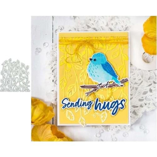 2021 New Vines Tree Leaves Metal Cutting Dies Shape for Scrapbooking Craft Die Cut Stencil Card Make Mould Sheet Decor Template