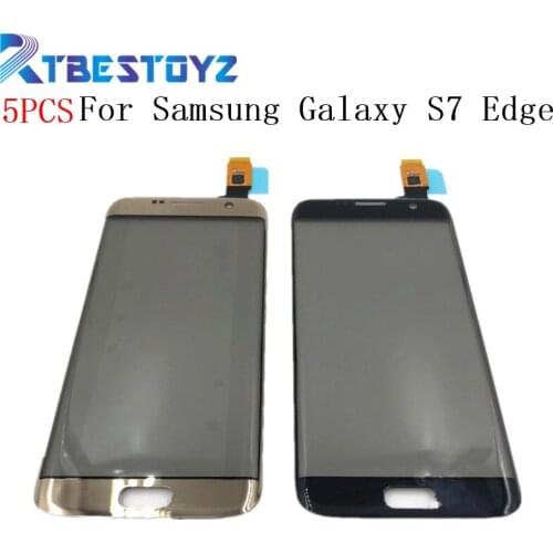 5PCS/Lot 100% Original 5.5" Touch Screen For Samsung Galaxy S7 Edge G9350 G935 G935F Touch Screen Digitizer Sensor With Logo