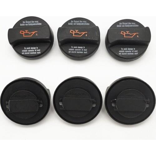 6Pcs Oil Filler Cap Oil Cap Cover Car Accessories For Golf Jetta Passat Beetle Skoda Polo Touran Bora A4 A6
