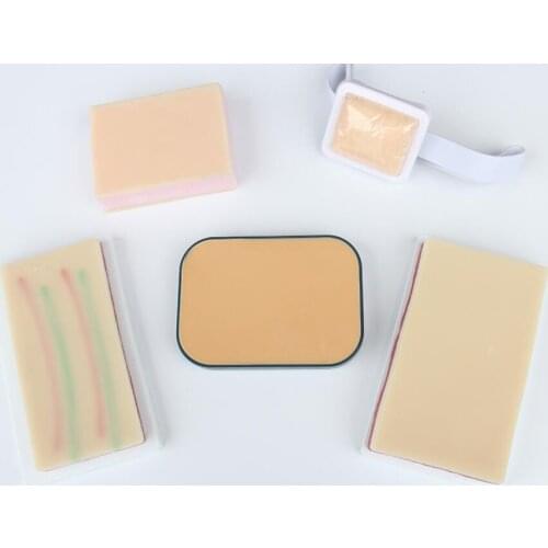 Acupuncutre massage practice skin model Surgical suture needle practice holder skin model
