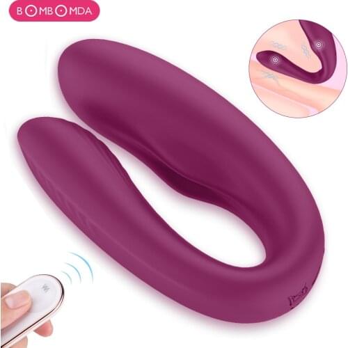 Wireless Vibrators For Couple Dildo G Spot Silicone Stimulator Double Vibrators Silicone Sex Toys For Woman Powerful Masturbator