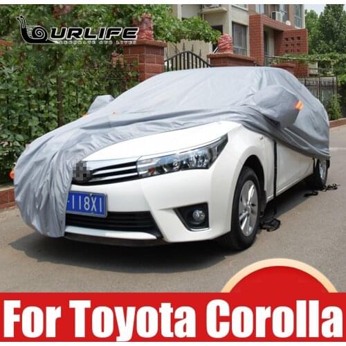 Car Cover Outdoor Sun Anti UV Rain Snow Frost Dust Protection Cover Oxford cloth For Toyota Corolla 2010 to 2021 Accessories
