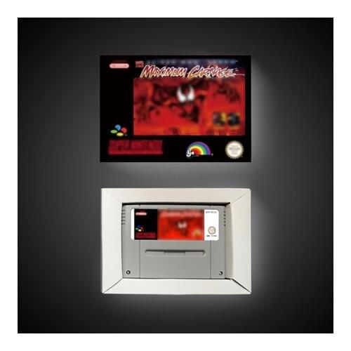 Spider-Men Game Venomed Maximum Carnage - EUR Version Action Game Card with Retail Box