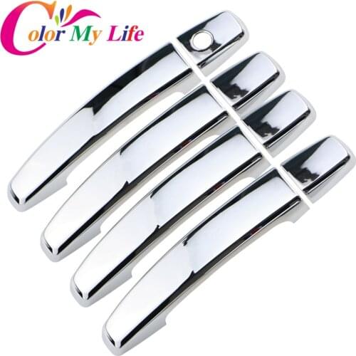 Color My Life Car Styling ABS Chrome Trim Door Handles Cover Sticker For Chevrolet Cruze 2009-2014 for OPel MOKKA ASTRA J