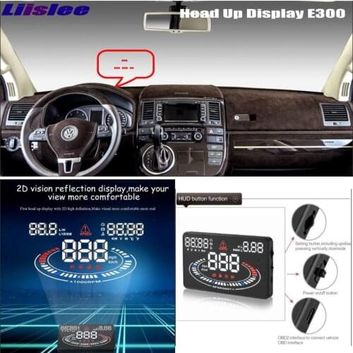 HUD Head Up Display Screen Projector For Volkswagen Transporter T5 2010-2020 AUTO HUD OBD Car Security Projection to Windshield