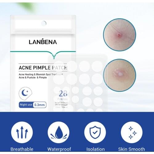 LANBENA Mild Skin Care Treatment Waterproof Night Use Acne Pimple Remover Patch