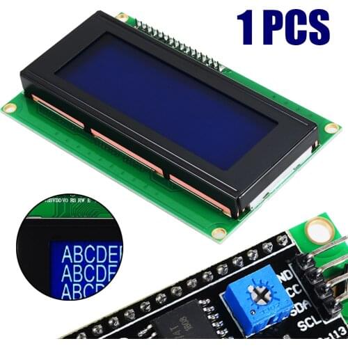 New Electrical Equipment Module Blue Serial IIC/I2C/TWI 2004 20X4 Character LCD Display 5V Voltage
