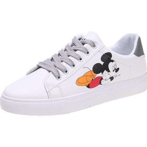 Disney new childrens cartoon Minnie Mickey Mouse girl non-slip soft sole casual shoes sports shoes student running Tennis shoes