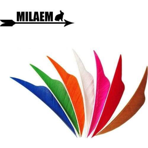 50pcs Archery Arrow Feather 4 inch Right Wing Turkey Feather Hunting Shooting Arrow Fletch Feather Accessory
