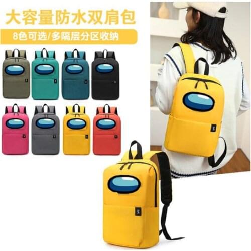 Hot Game Among Us backpack Children Cartoon Anime School Bag laptop Rucksack Girl Boy Knapsack Unisex Waterproof Travel bags