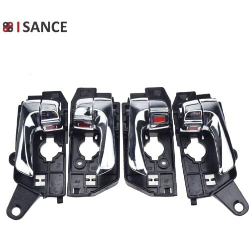 ISANCE Inside Door Handle Front Rear Left Right 82610-3K530CR 82620-3K530CR 83610-3K530CR For Hyundai Sonata 2009 2010